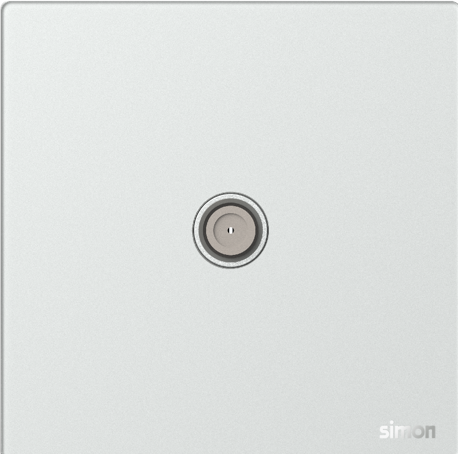 Ổ Cắm Tivi Chuẩn F Simon M7 Gem Màu Bạc - 665114G-4E