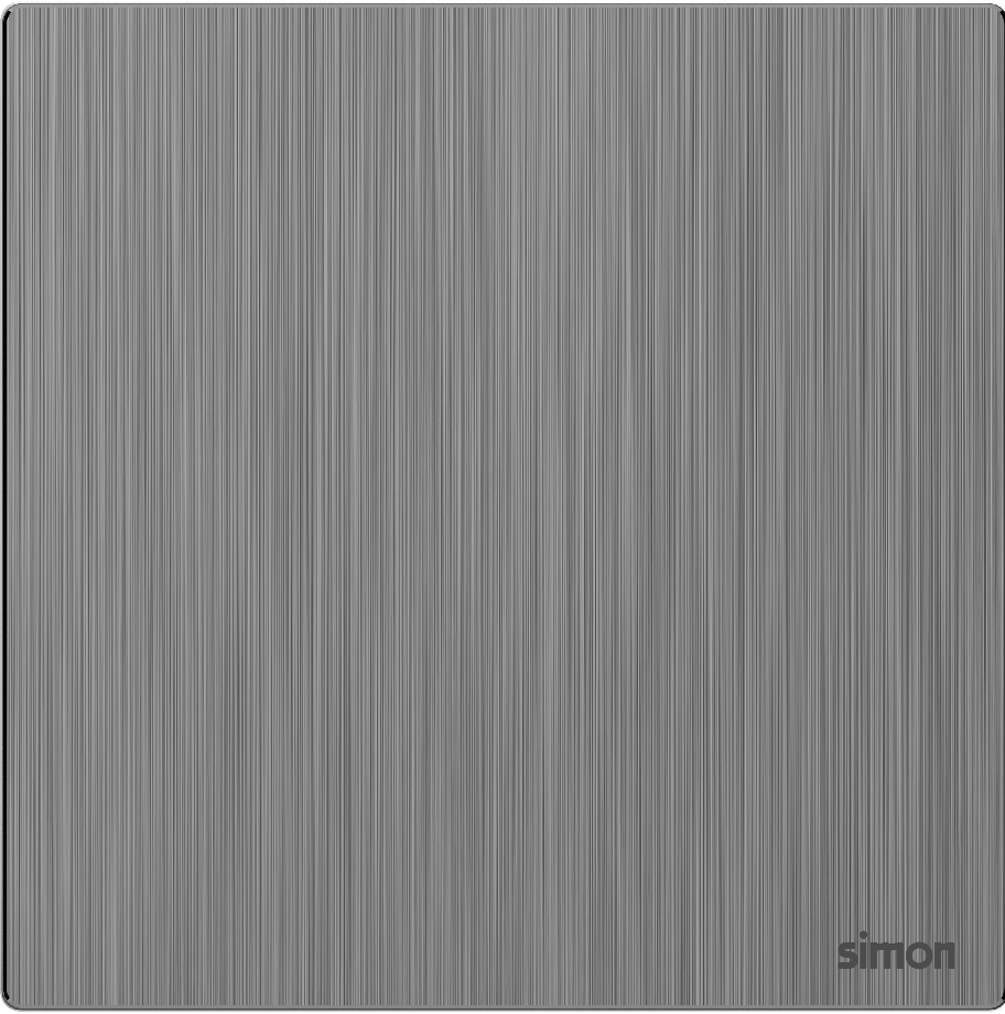 Công Tắc Đơn 2 Chiều Vuông Simon M7 Metal Màu Xám Xước - 661012M-2B