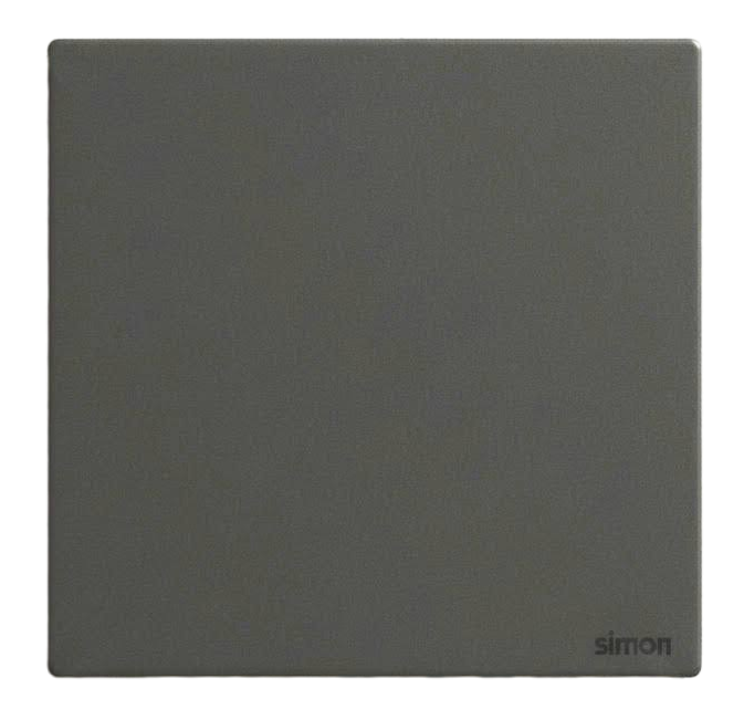 Bộ Công Tắc 1 Chiều Vuông Simon M7  Gem Màu Xám - 661011G-4D