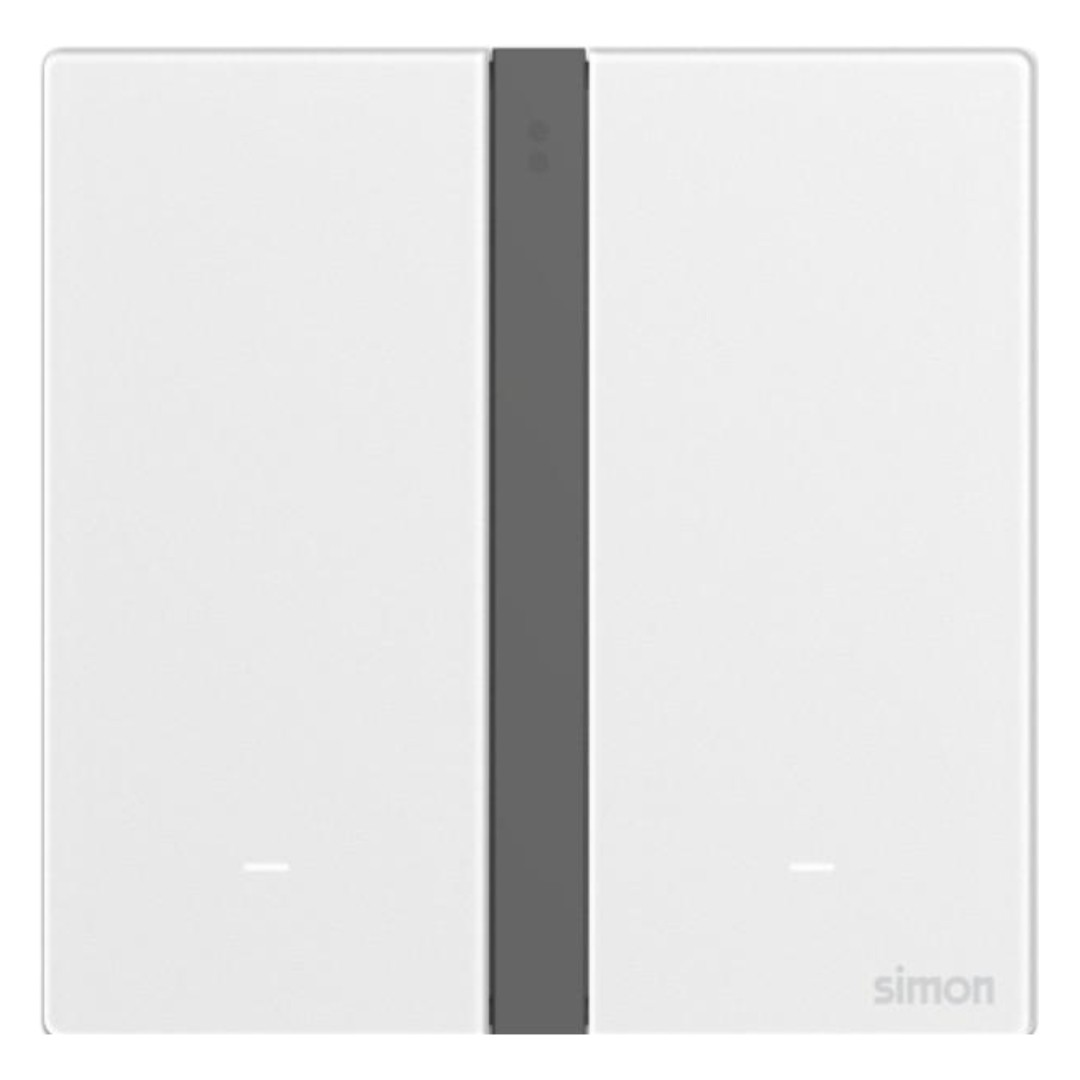 Bộ Công Tắc Đôi Thông Minh Simon M7 Gem Smart Màu Trắng - 66E8002GTY-4F