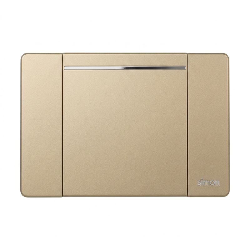 Bộ công tắc đơn 1 chiều size XL màu sâm panh Simon K9 - 591011-46