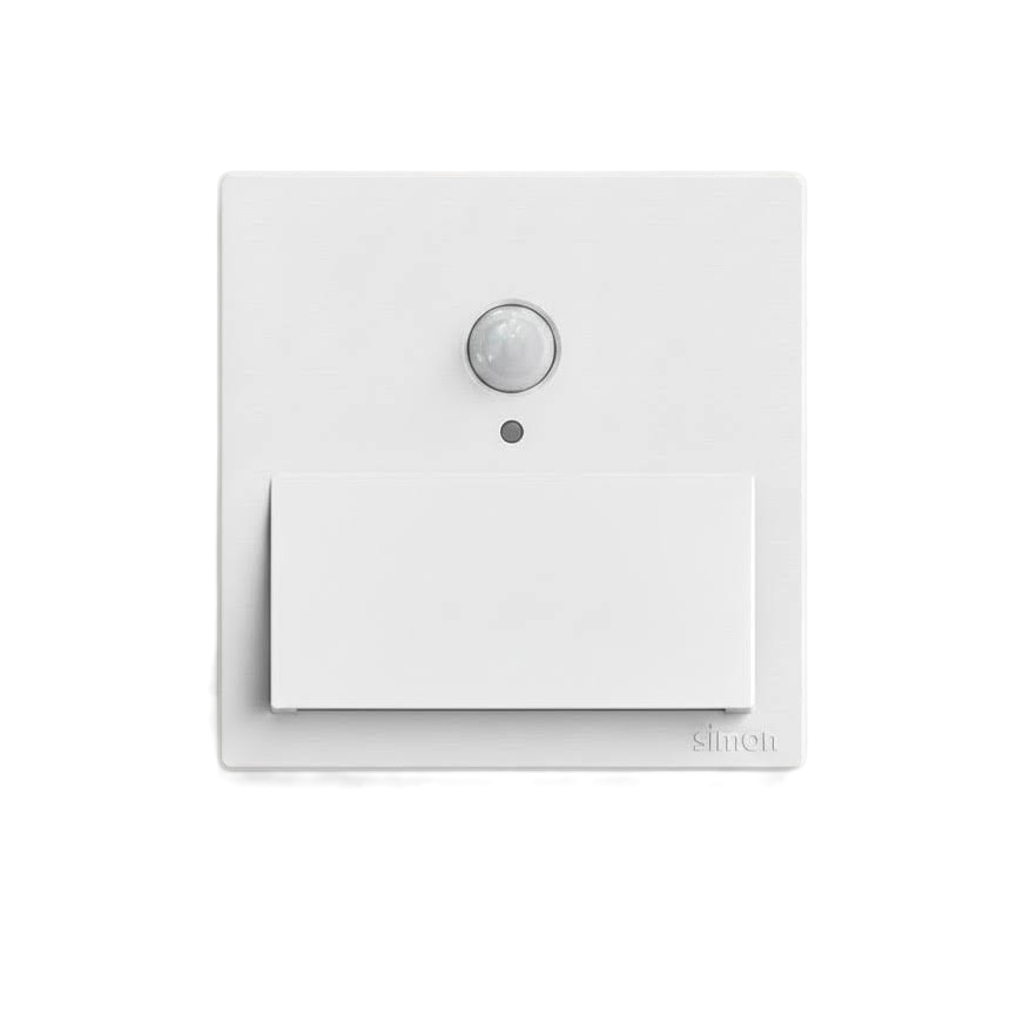 Bộ Đèn Chân Tường Cảm Biến Vuông Màu Trắng Simon S6 - 58E732