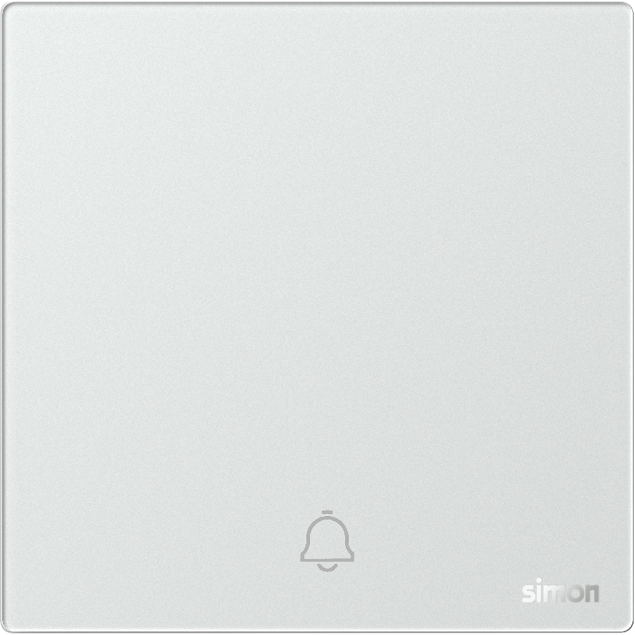 Công Tắc Chuông Cửa Vuông Simon M7 Gem Màu Bạc - 666301G-4E