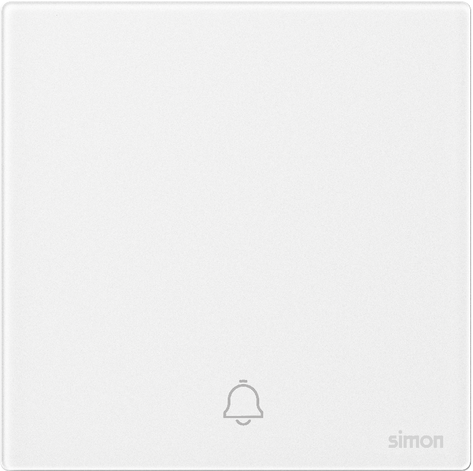 Công Tắc Chuông Cửa Vuông Simon M7 Gem Màu Trắng - 666301G-4F