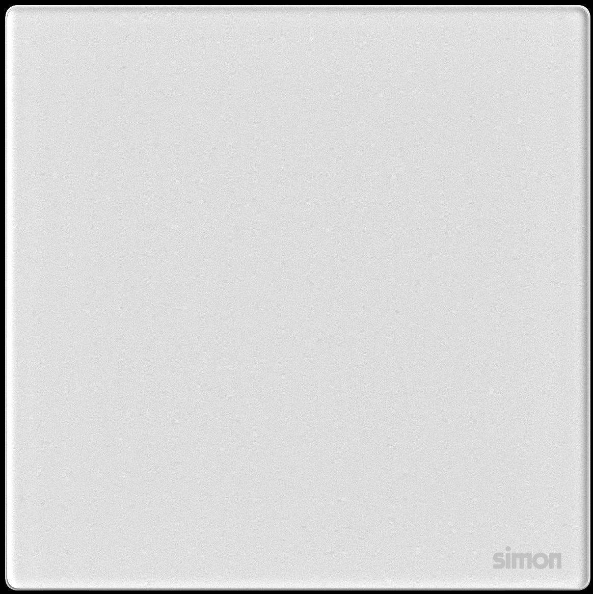 Bộ Công Tắc 1 Chiều Vuông Simon M7 Gem Màu Trắng - 661011G-4F
