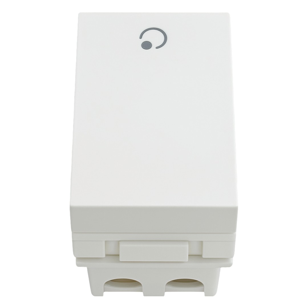 Hạt Công Tắc 1 Chiều Size S Simon K1 Màu Trắng - K113S