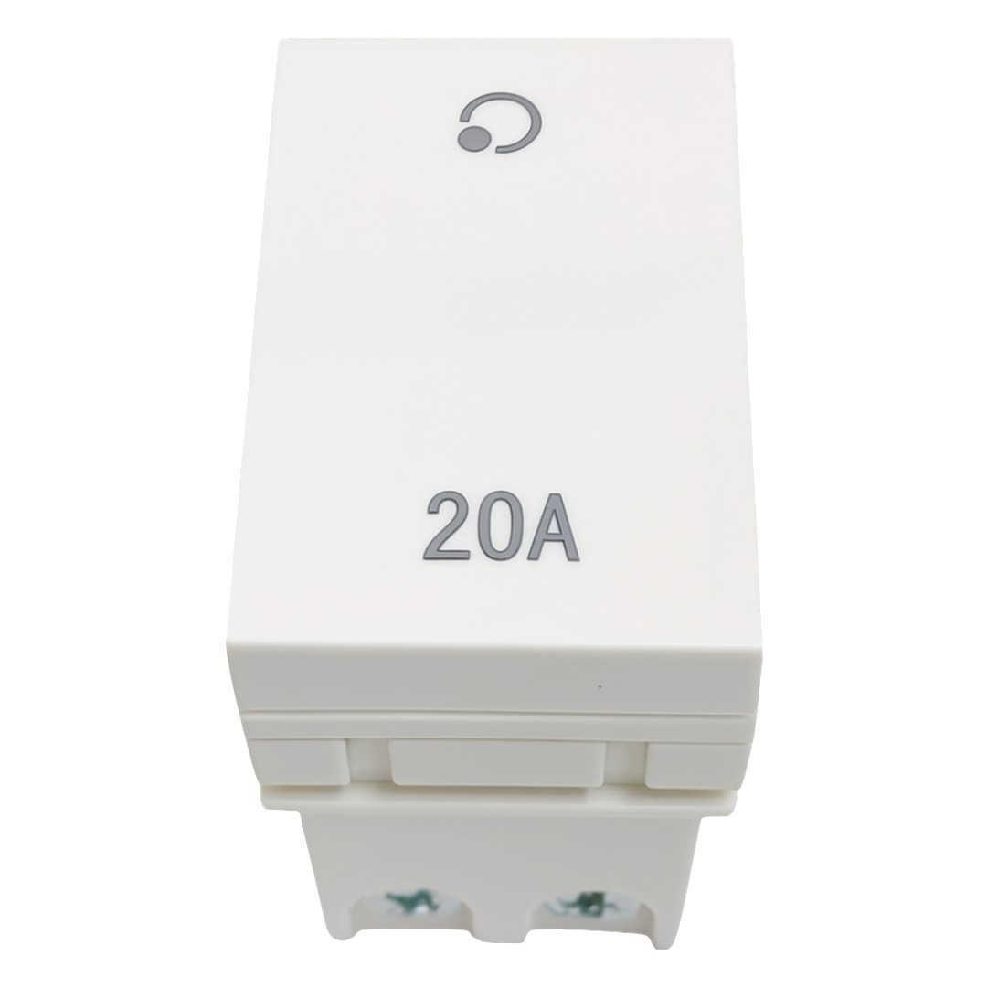 Hạt Công Tắc 20A Size S Simon K1 Màu Trắng - K114S