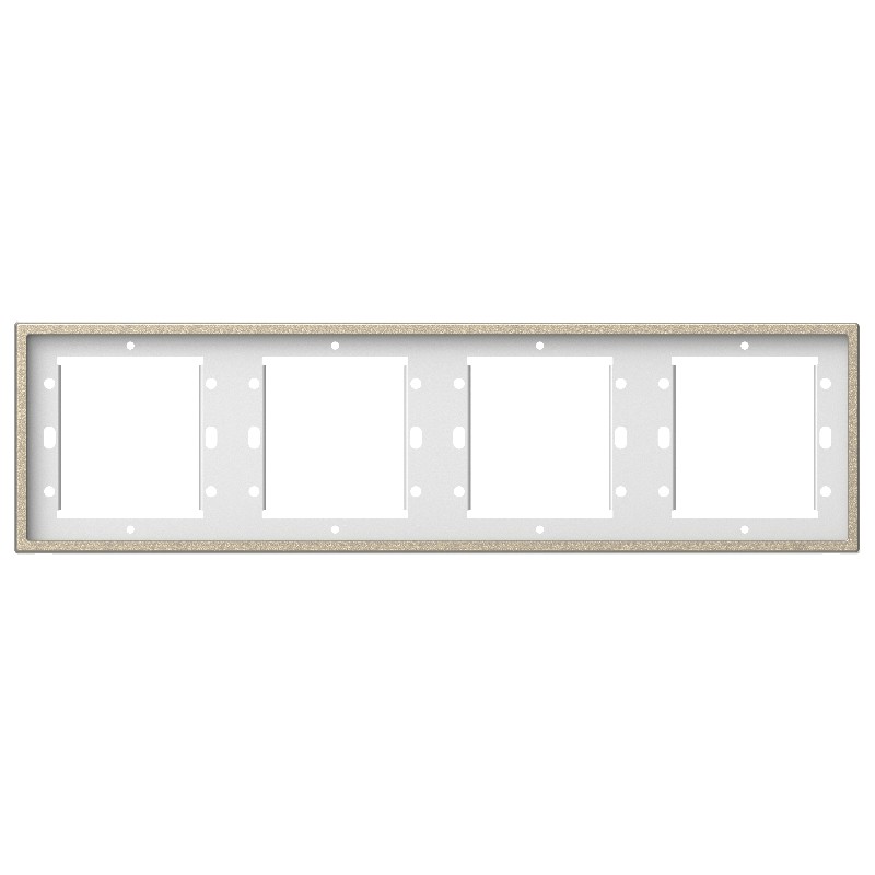 Khung Viền Bốn Vuông Simon i7 Màu Sâm Panh - 700640-46