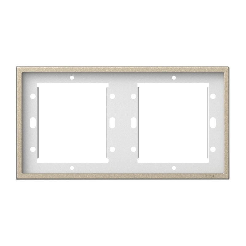 Khung Viền Đôi Vuông Simon i7 Màu Sâm Panh 700620-41