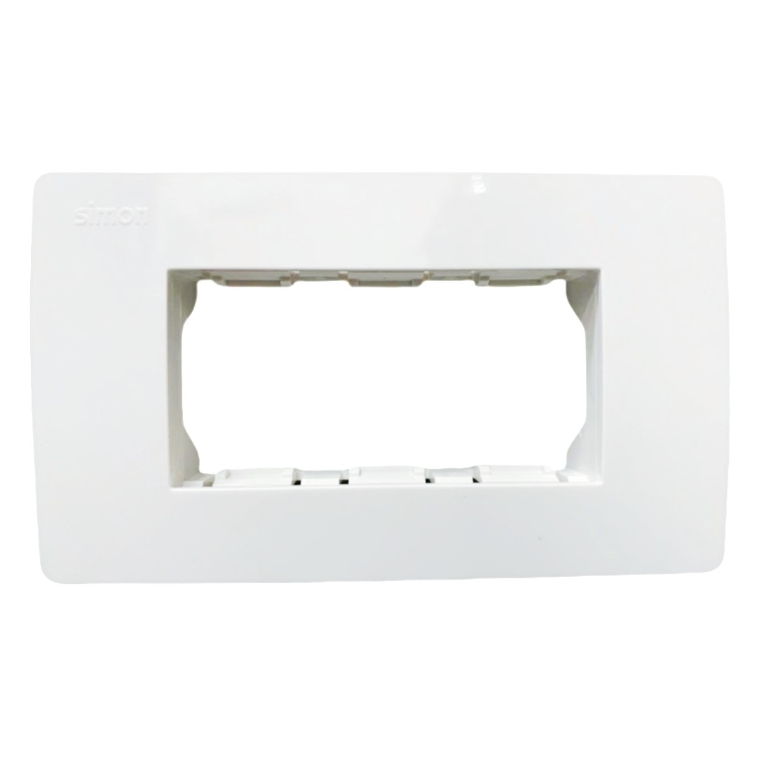 Mặt 3 Lỗ Size S Lắp Ngang Simon K1 Màu Trắng - K1003N