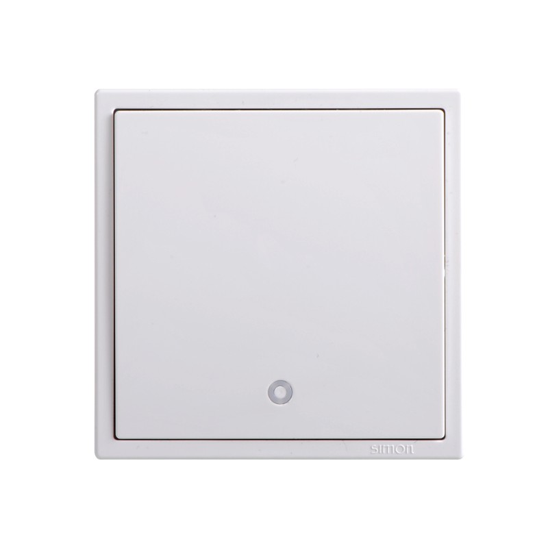 Module Công Tắc 20A Vuông Màu Trắng Có Đèn Led Simon I7 - 702023