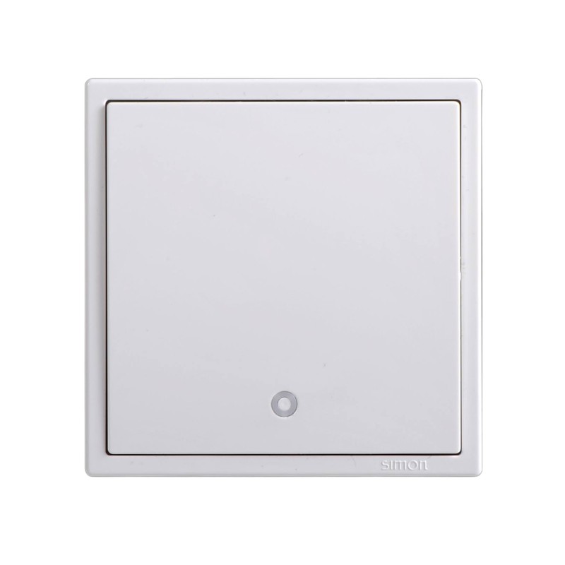 Module Công Tắc 20A Vuông Màu Trắng Đảo Chiều Có Đèn Led Simon I7 - 702024
