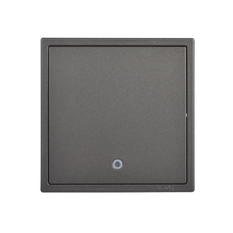 Module Công Tắc 20A Vuông Màu Xám Có Đèn Led Simon I7 - 702023-61