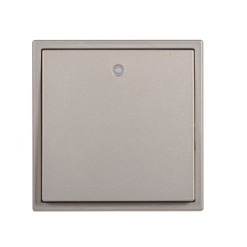 Module Công Tắc 32A Vuông Màu Sâm Panh Đảo Chiều Có Đèn Led Simon I7 - 703224-46