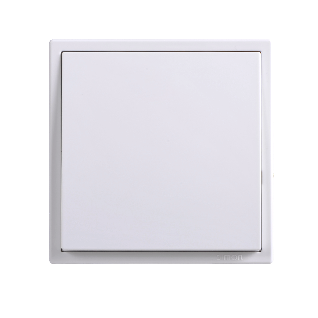 Module Nút Nhấn Nhả Đơn Vuông Màu Trắng Simon I7 - 701011F