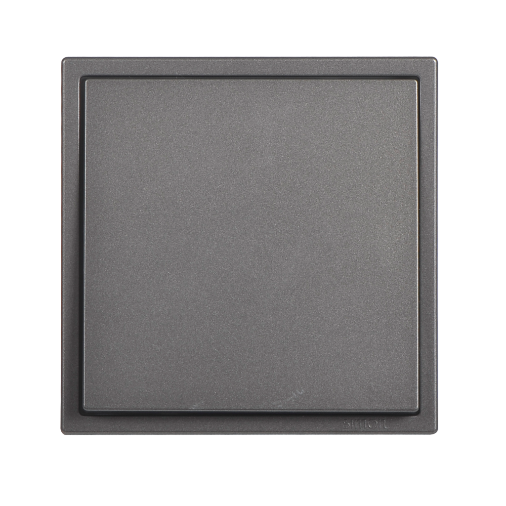 Module Nút Nhấn Nhả Đơn Vuông Màu Xám Simon I7 - 701011F-61