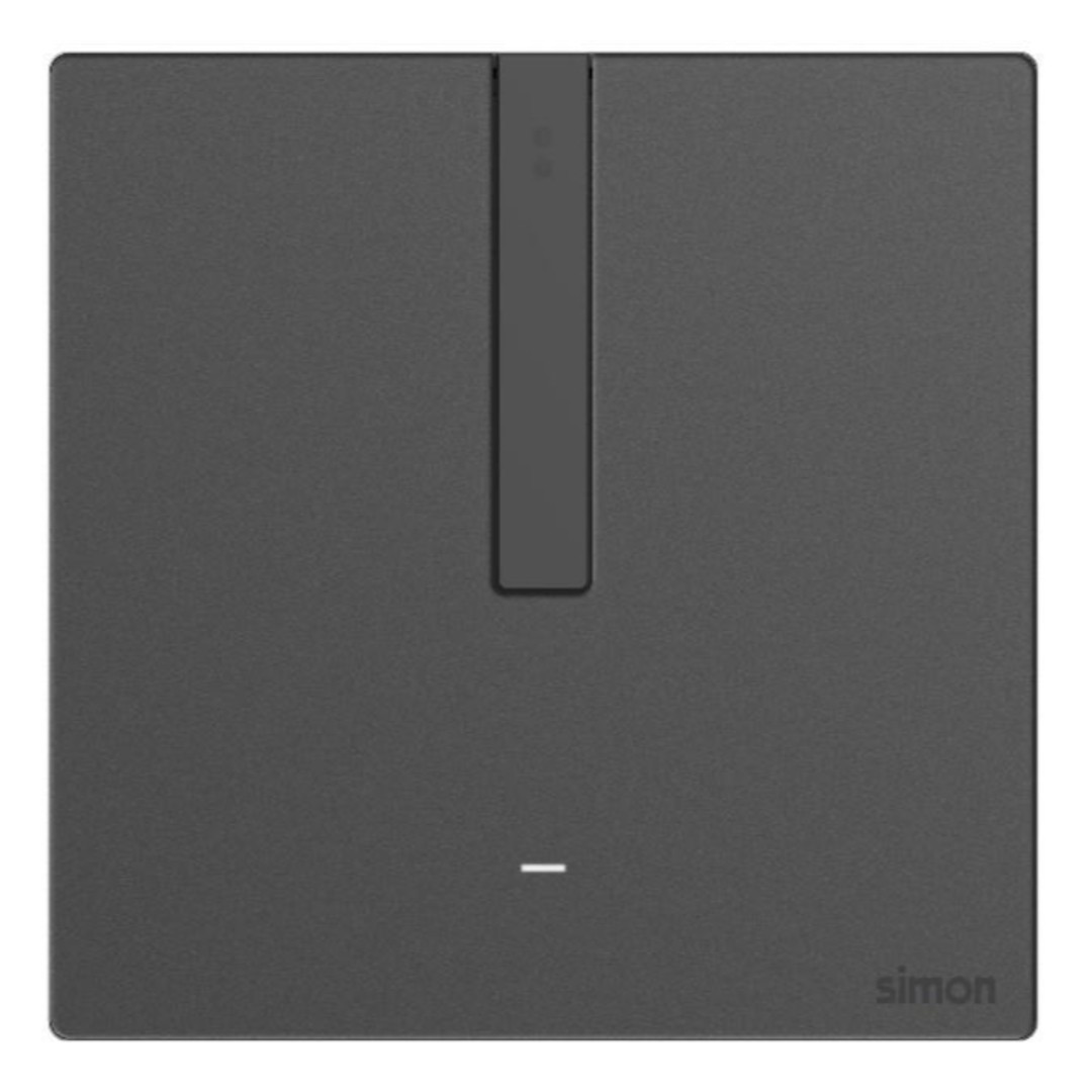 Bộ Công Tắc Bối Cảnh Đơn Thông Minh Simon M7 Gem Smart Màu Xám - 66E8005GTY-4D