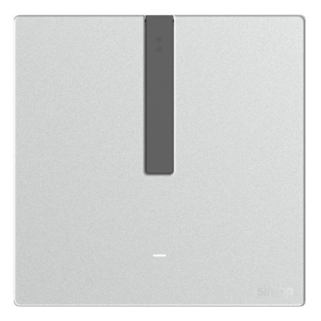 Bộ Công Tắc Bối Cảnh Đơn Thông Minh Simon M7 Gem Smart Màu Bạc - 66E8005GTY-4E