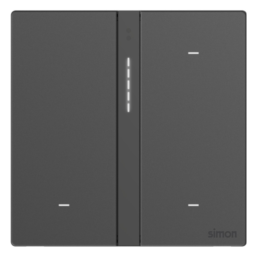 Bộ Công Tắc Bối Cảnh Ba Thông Minh Simon M7 Gem Smart Màu Xám - 66E8007GTY-4D