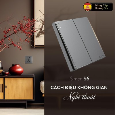 Thiết Bị Điện Simon S6 – Công Tắc Ổ Cắm Cao Cấp Cho Nhà Hiện Đại