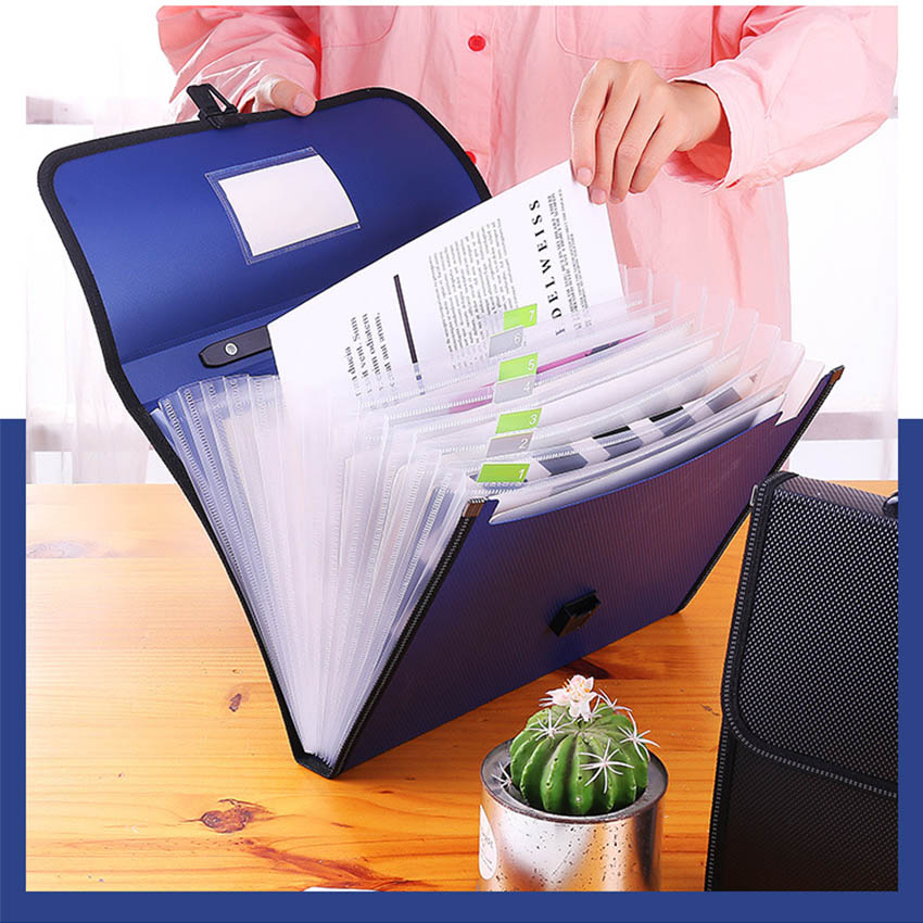 Cặp Đựng Hồ Sơ Tài Liệu 13 Ngăn Khổ A4 TL1003