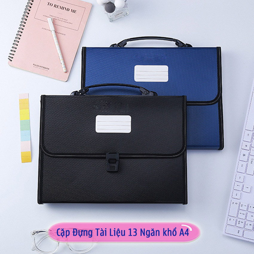Cặp Đựng Hồ Sơ Tài Liệu 13 Ngăn Khổ A4 TL1003
