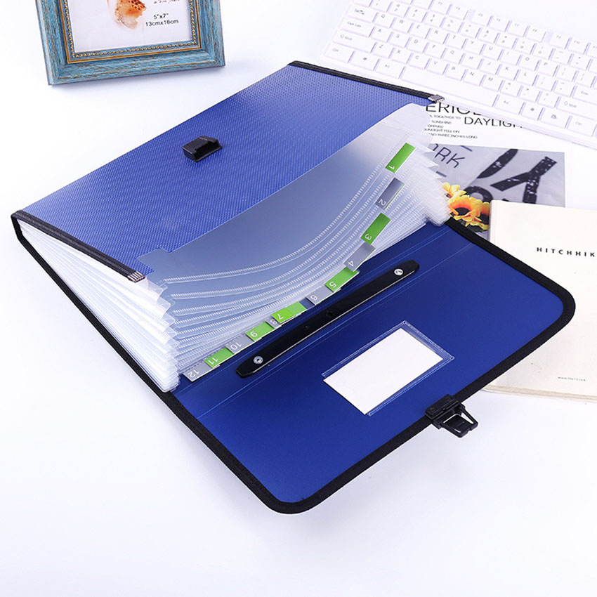 Cặp Đựng Hồ Sơ Tài Liệu 13 Ngăn Khổ A4 TL1003