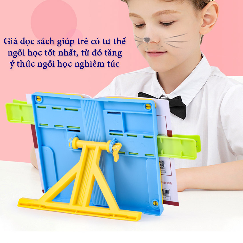Giá Đọc Sách Kẹp Giữ Chắc Chắn Chống Cận Chống Gù Lưng
