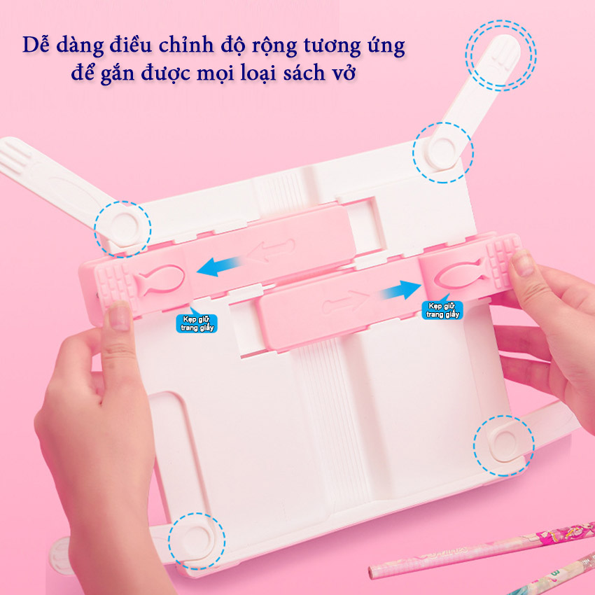 Giá Đọc Sách Kẹp Giữ Chắc Chắn Chống Cận Chống Gù Lưng