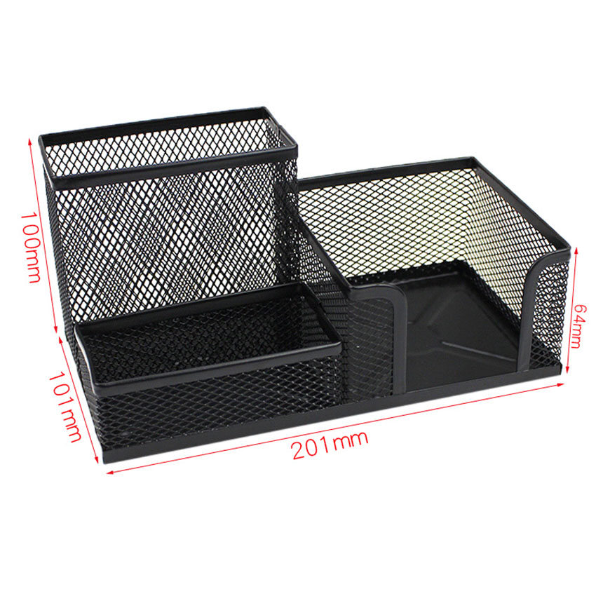 Hộp Đựng Bút Viết Văn Phòng Phẩm Để Bàn Bằng Thép NS15