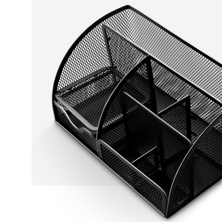 Hộp Đựng Bút Viết Văn Phòng Phẩm Để Bàn Bằng Thép NS06