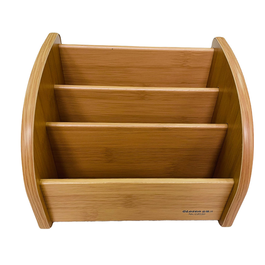 Hộp Đựng Bút Viết Văn Phòng Phẩm Để Bàn Bằng Gỗ C30