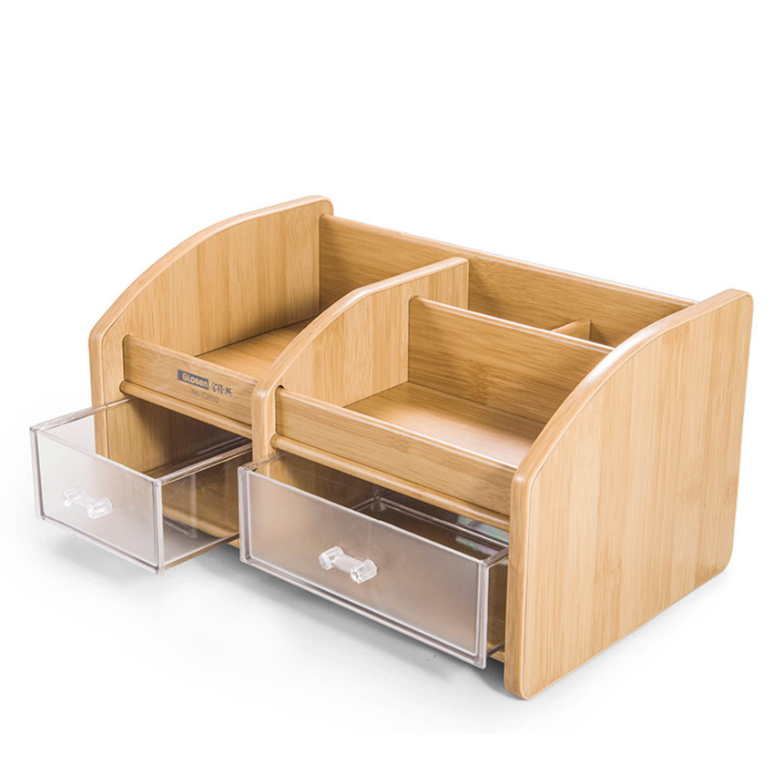 Hộp Đựng Bút Viết Văn Phòng Phẩm Để Bàn Bằng Gỗ C32