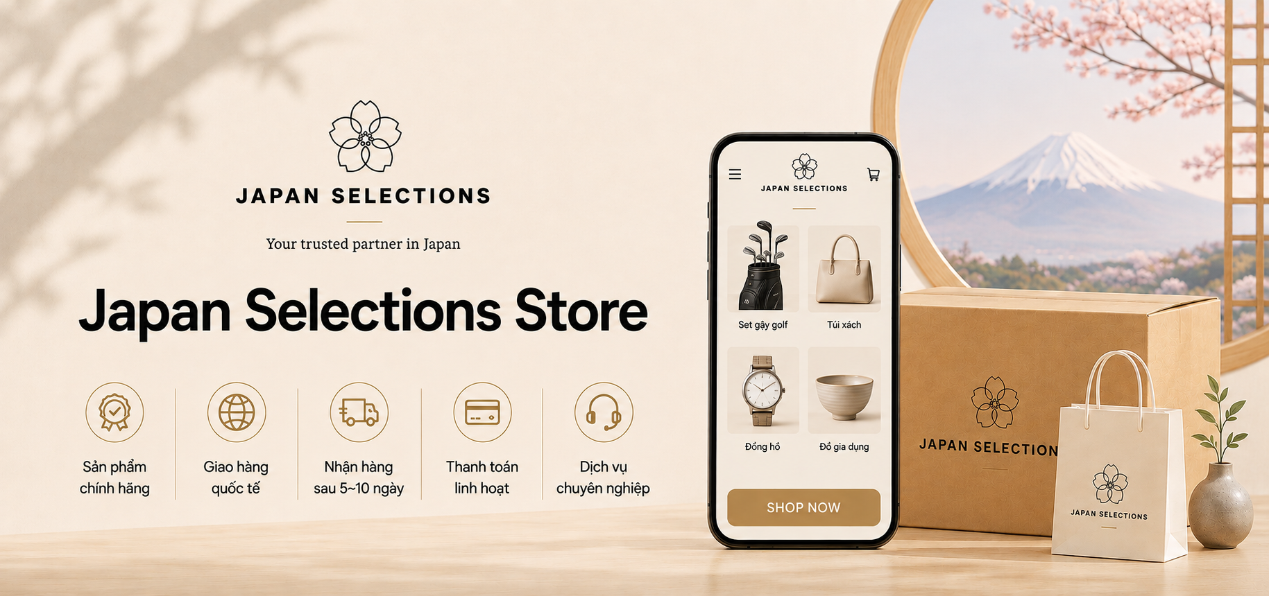 Mua hàng theo yêu cầu tại Nhật Bản - Japan Selections