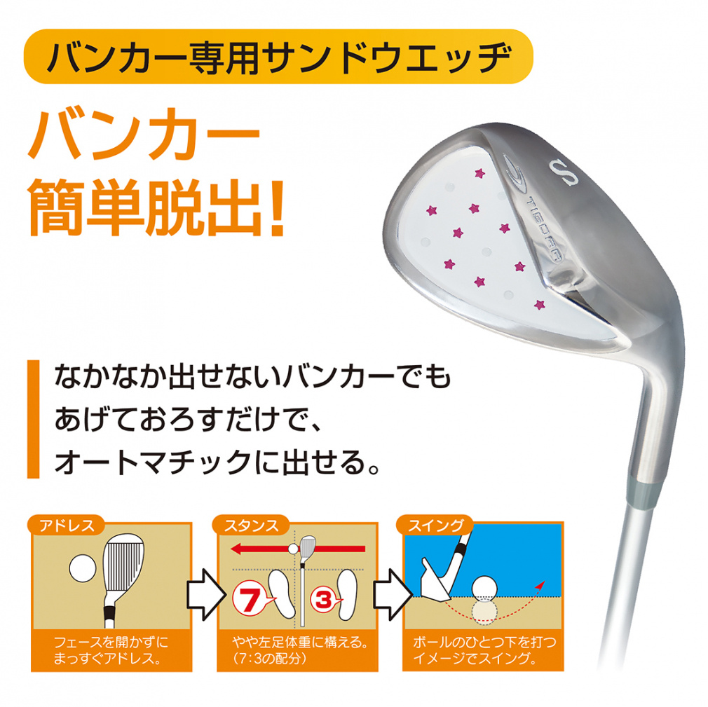 TIGORA Club Set Under100 Ladies Club Set with Caddy Bag Buyer Recommended