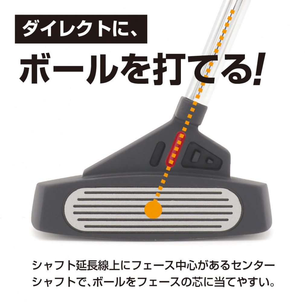 No Brand putter Arrow Tube TR-S2 Center Shaft Triangle Neck Forgiving Strong against mishits