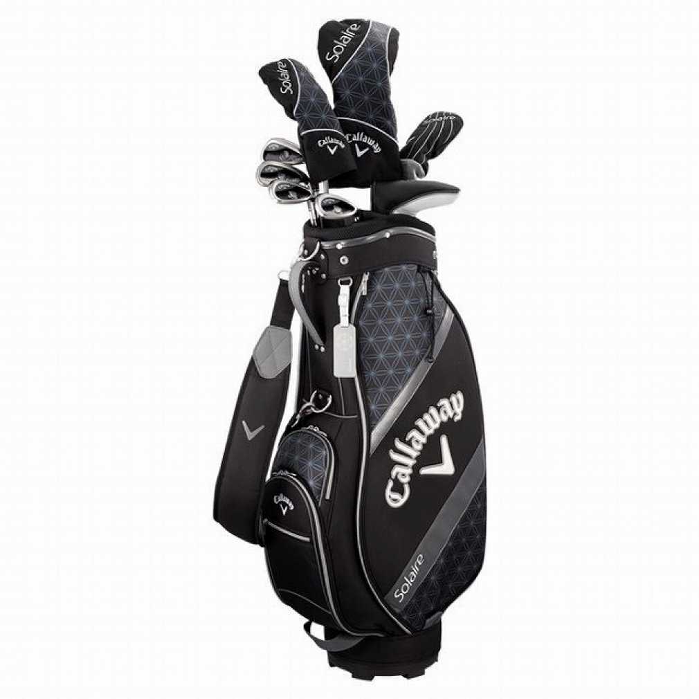 Callaway Club Set Solaire 8-Piece Club Set with Caddie Bag Black