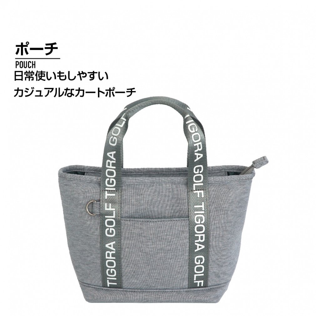 TIGORA Pouch Logo Motif Cart Pouch TR Logo Sweat FWPO A 0202132423