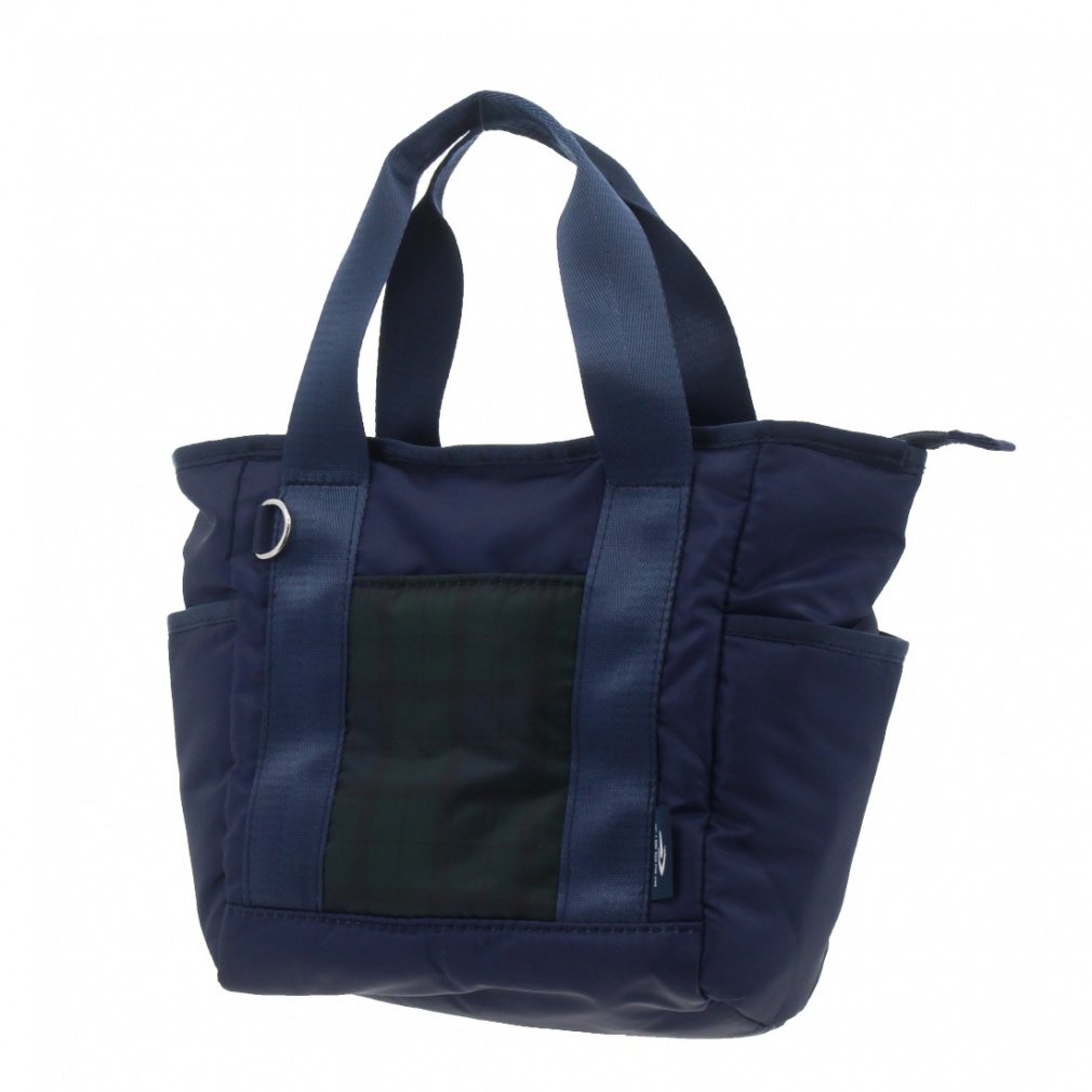 TIGORA Pouch Check Pattern x Navy Cart Pouch 0202132824