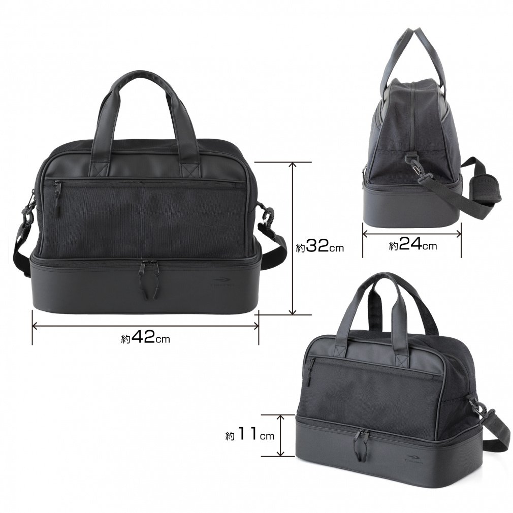 TIGORA Boston Bag Two-Compartment Boston Bag with Shoe Storage TR-0B1004BB2 0243130114