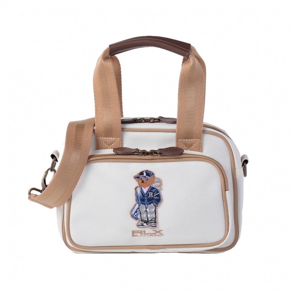 RALPH LAUREN Pouch Bear Series Mini Boston Bag RLZ019BWB