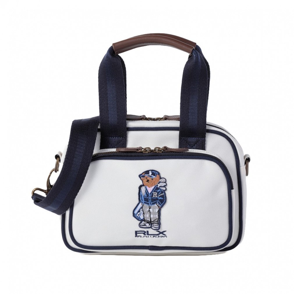 RALPH LAUREN Pouch Bear Series Mini Boston Bag RLZ019BWB