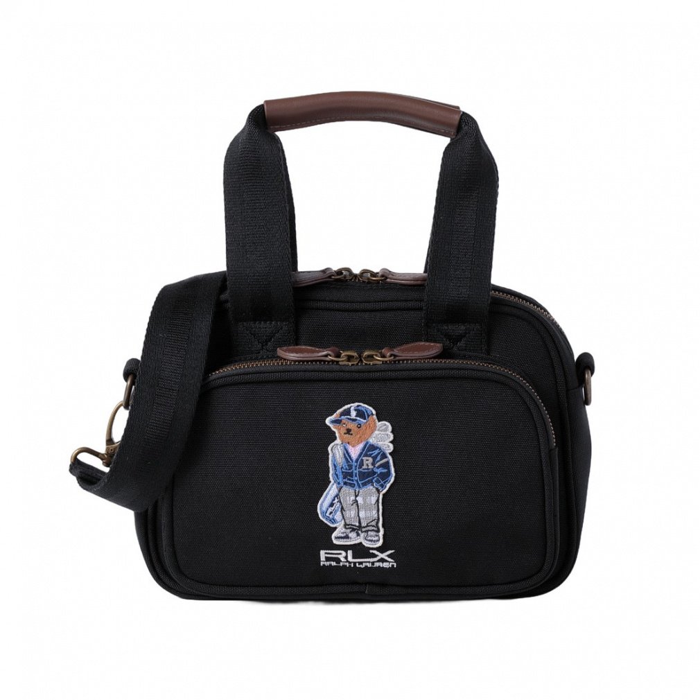 RALPH LAUREN Pouch Bear Series Mini Boston Bag RLZ019BWB