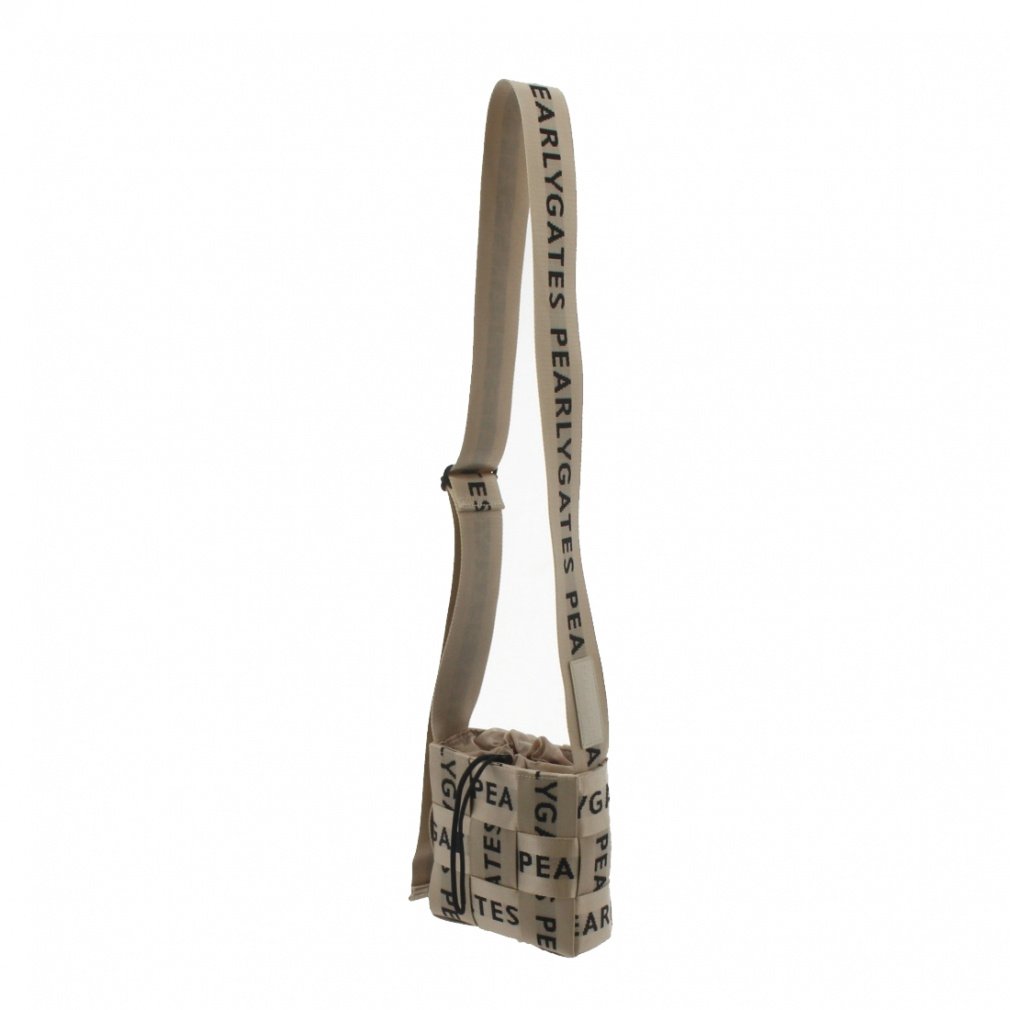 PEARLY GATES Pouch Logo Tape Shoulder Bag 0534981902