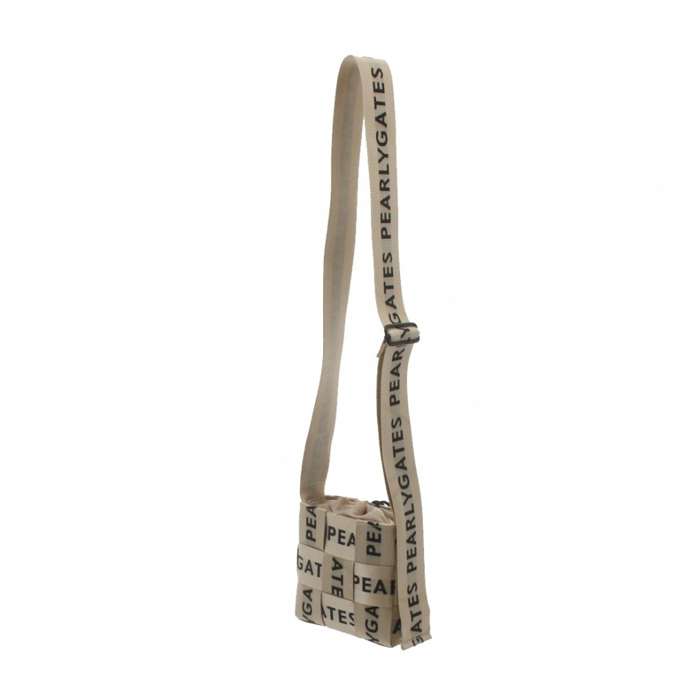 PEARLY GATES Pouch Logo Tape Shoulder Bag 0534981902