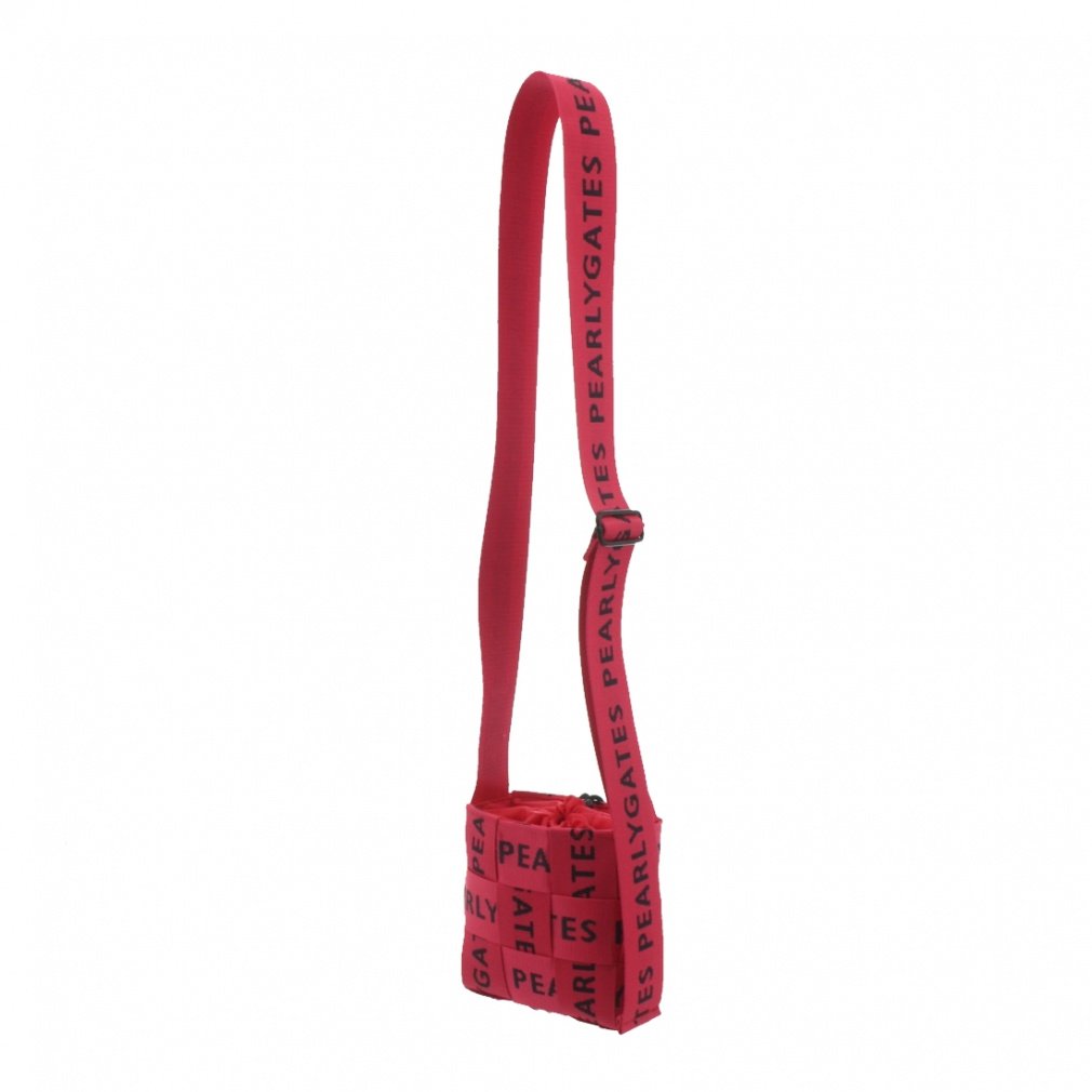 PEARLY GATES Pouch Logo Tape Shoulder Bag 0534981902