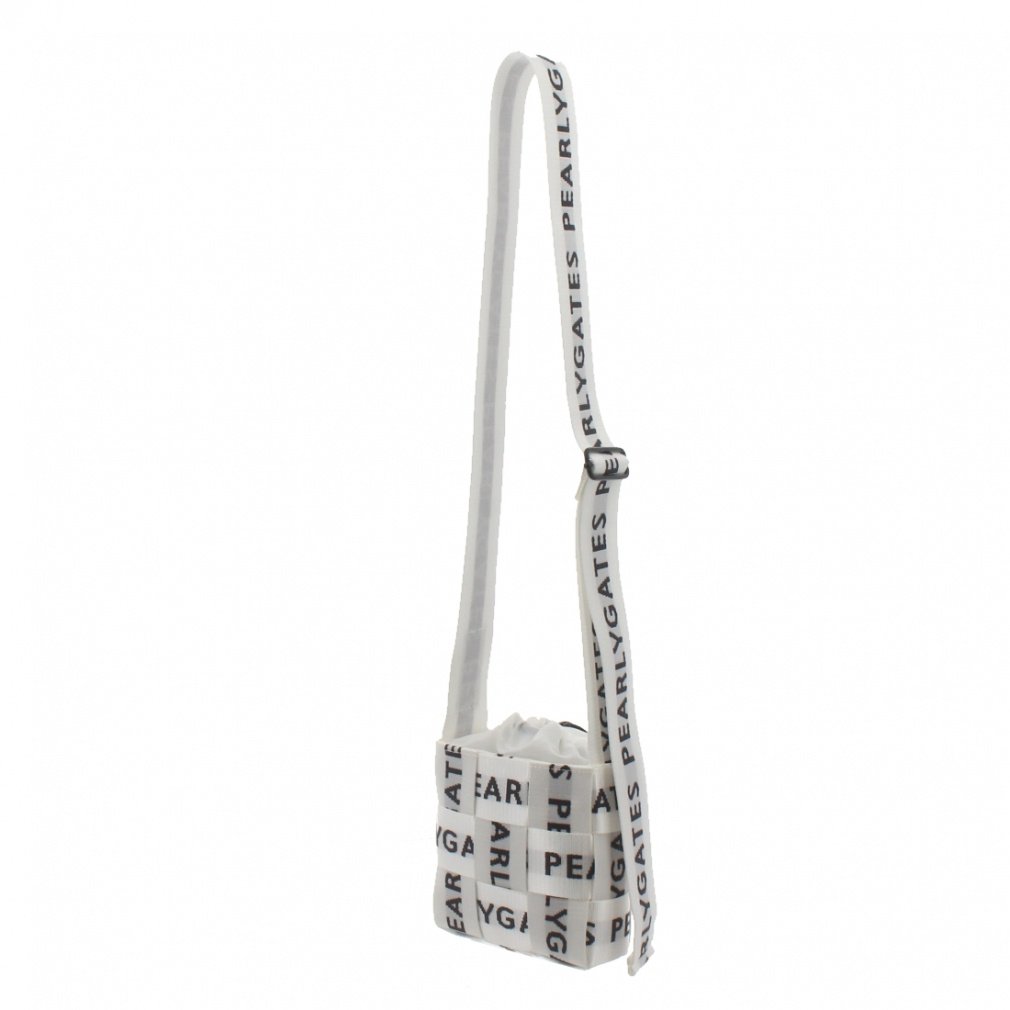 PEARLY GATES Pouch Logo Tape Shoulder Bag 0534981902
