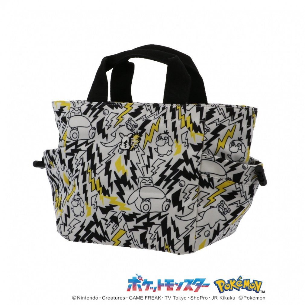 PEARLY GATES Pouch Pokemon Pikachu, Slowpoke, Snorlax, Psyduck All-Over Pattern Cart Bag 0535181332