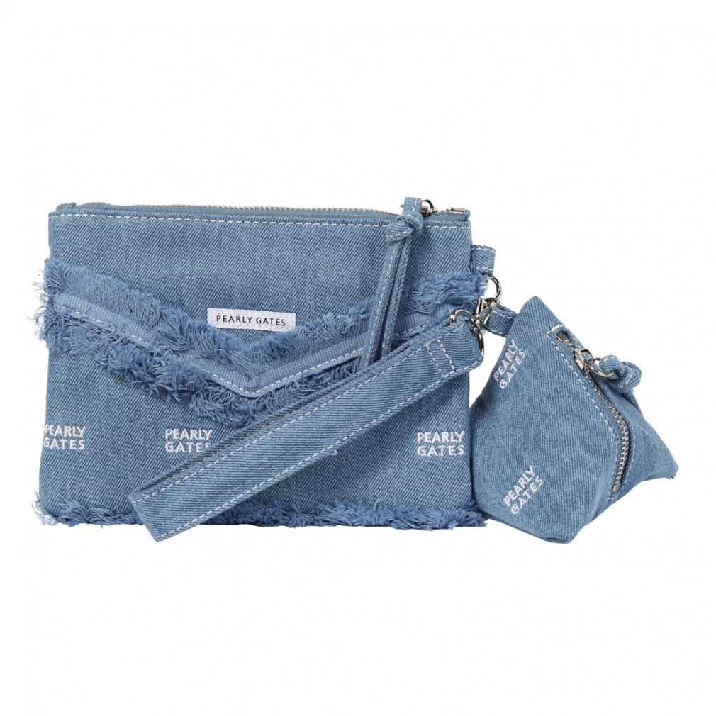 PEARLY GATES Pouch Light Color Denim Multi Pouch 0533184512