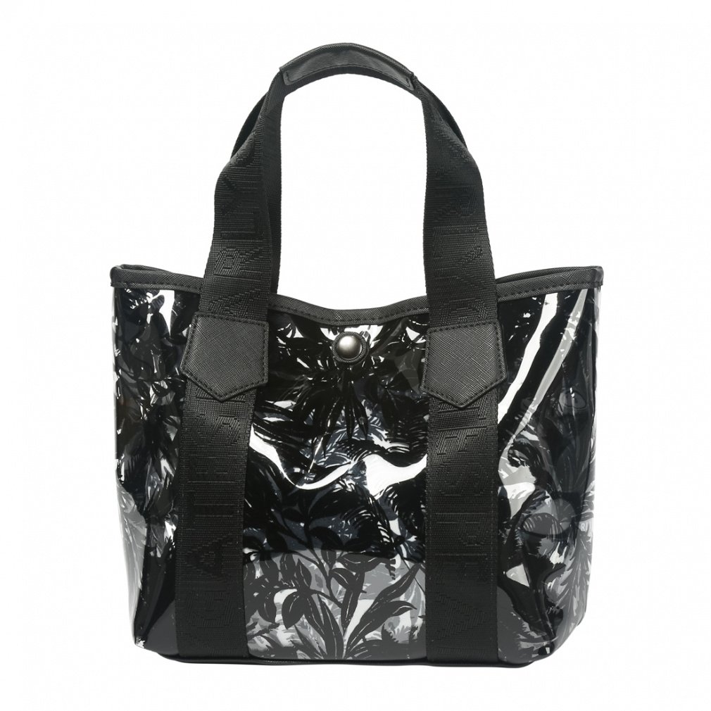 PEARLY GATES Pouch Delicate Botanical Pattern Clear Cart Bag 0533281603